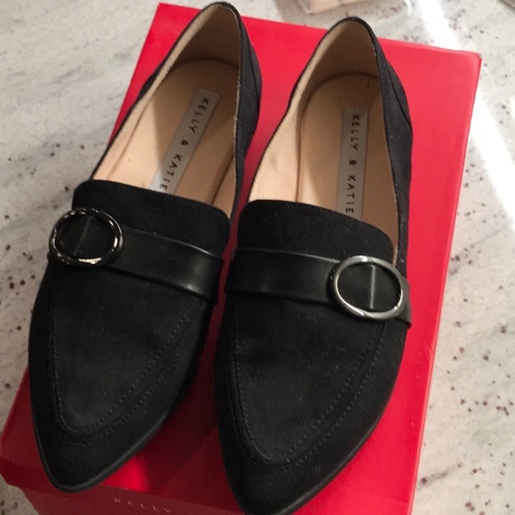 Kelly & Katie Suede Flats 8 - Picture 1 of 4